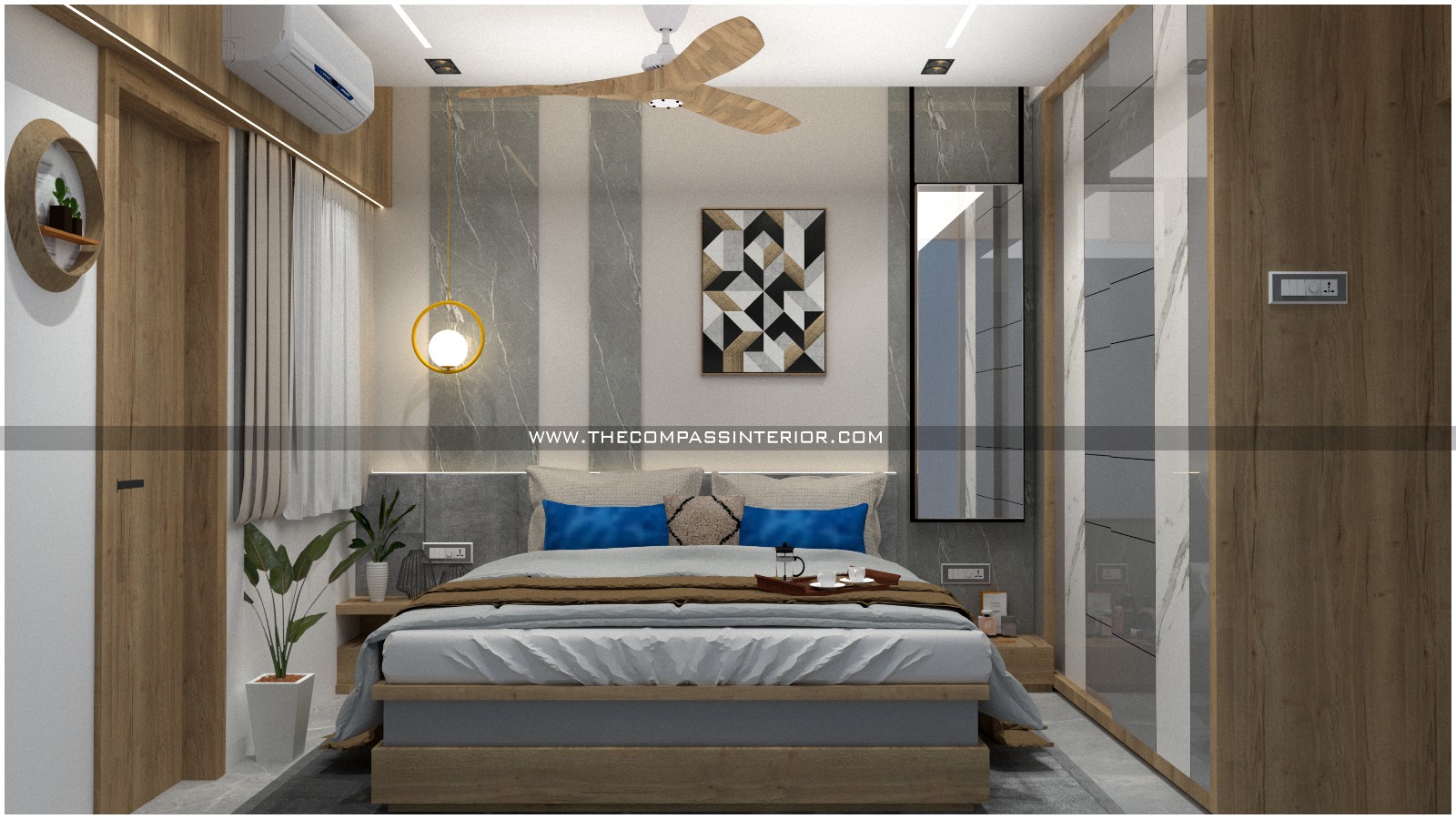 Bedroom Room Interior | The Compass Interior