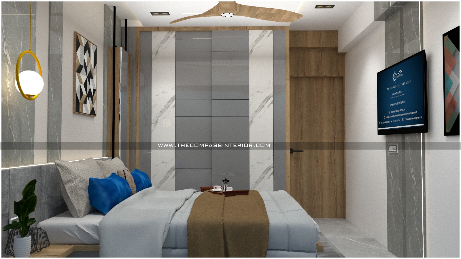 Bedroom Room Interior | The Compass Interior