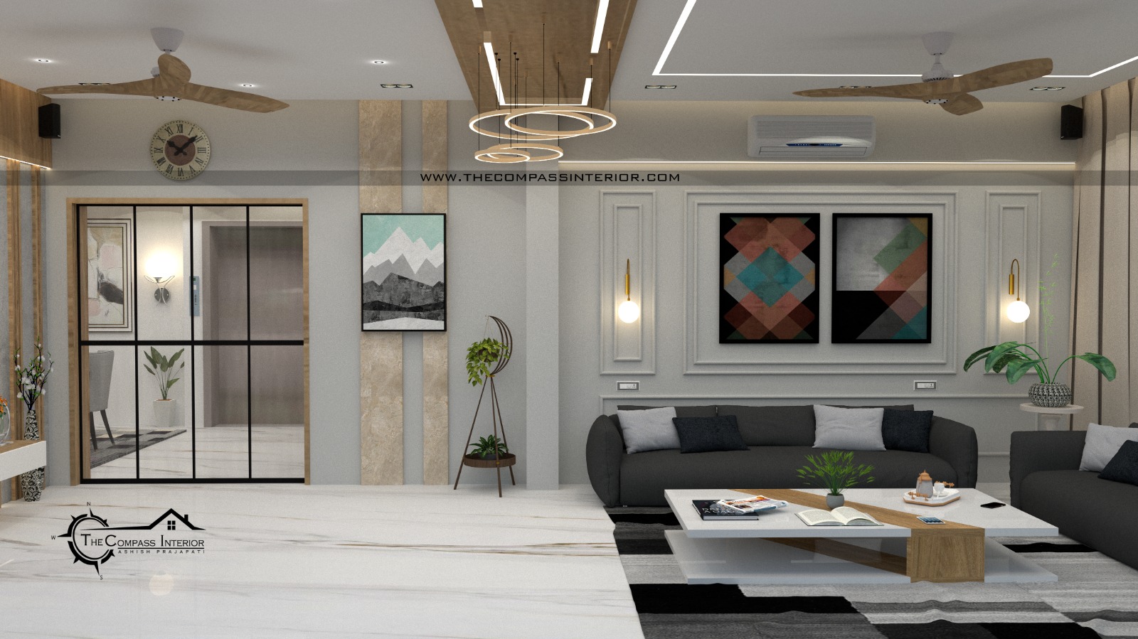 Living Room Interior | The Compass Interior