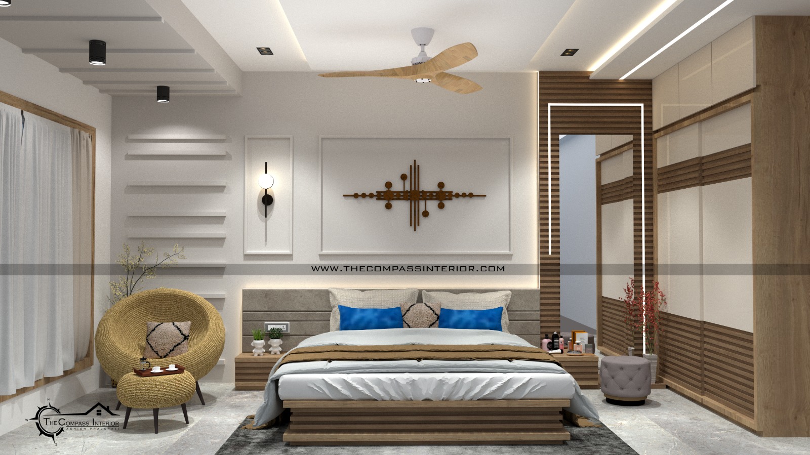 Bedroom Room Interior | The Compass Interior